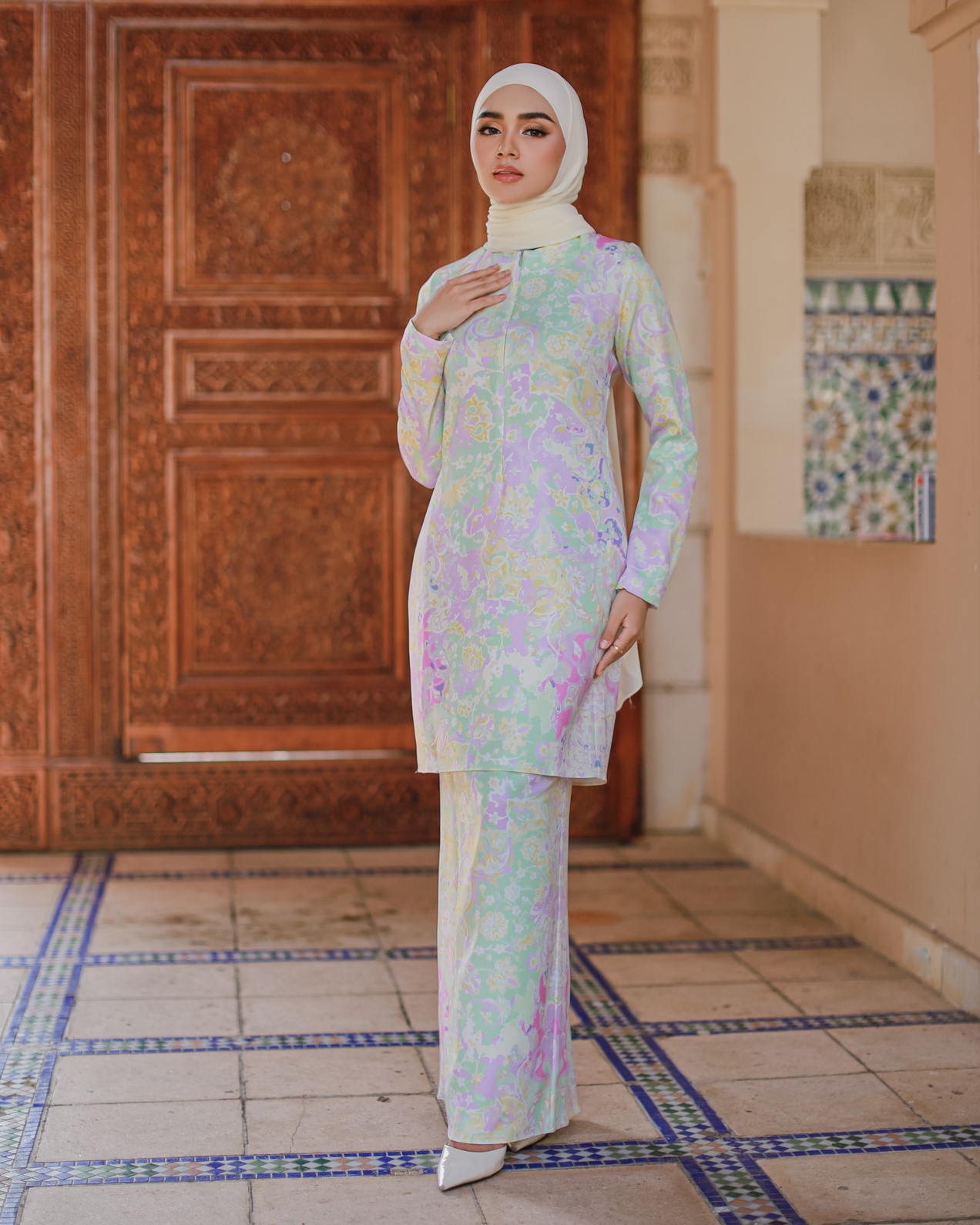MARWA KURUNG - MINT GREEN
